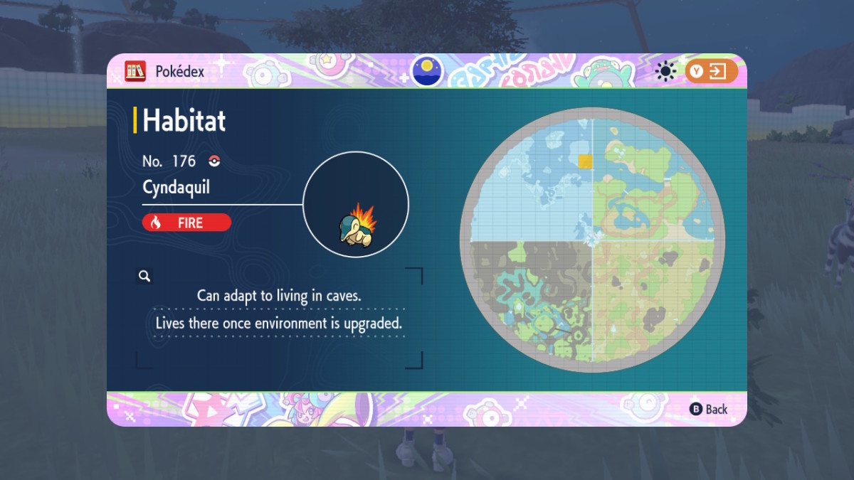 Pokemon SV DLC Cyndaquil location